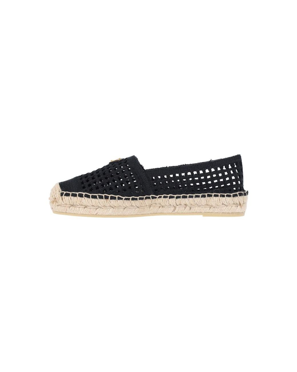 Prada Black Knitted Espadrilles
