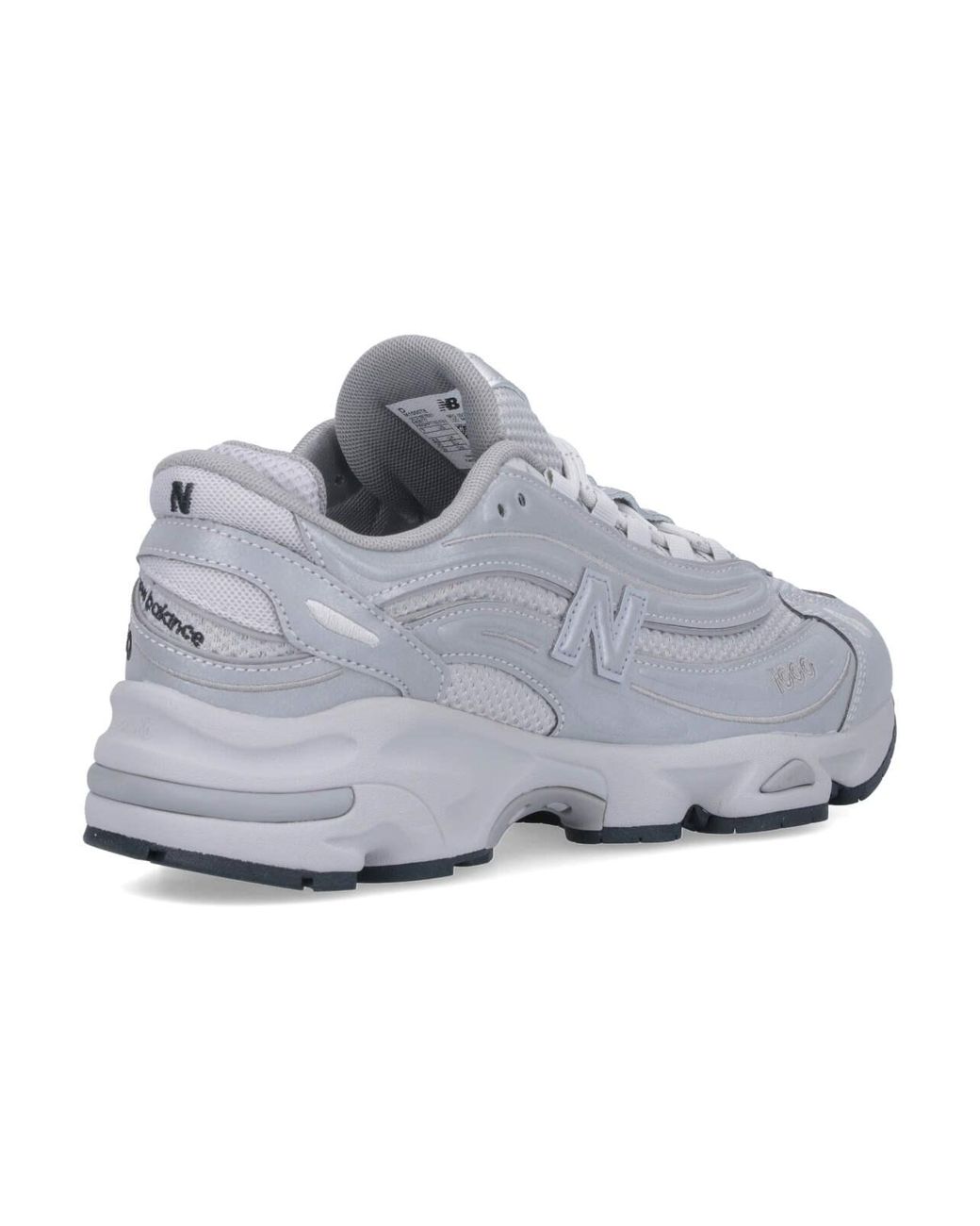 New Balance Gray Sneakers Synthetic Lthr