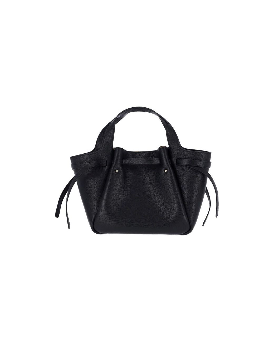 Tory Burch Black Small Leather Tote Bag