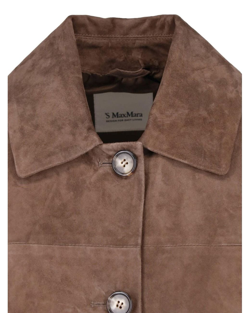 Max Mara Brown Suede Jacket