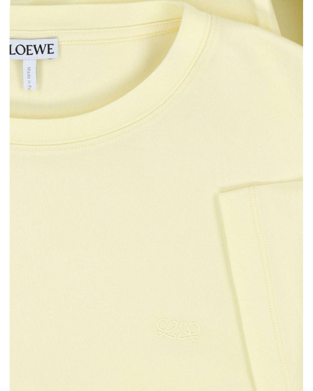 Loewe Yellow Asymmetrical T-Shirt