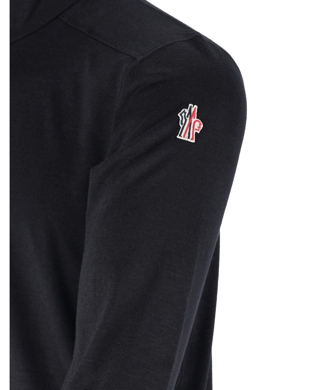 Moncler Blue Logo Sweater for men