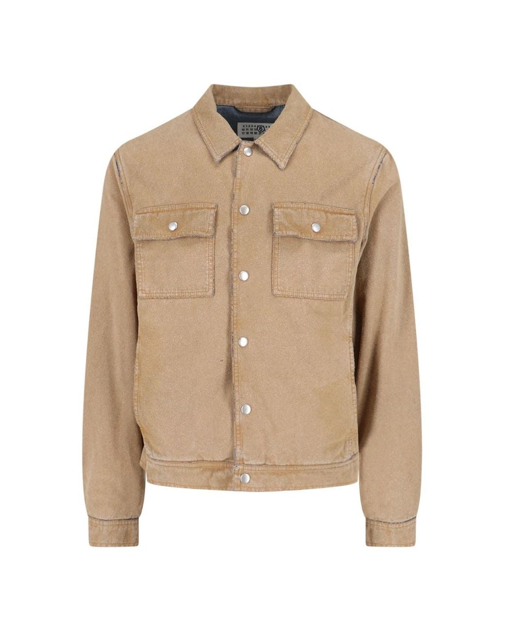 MM6 by Maison Margiela Natural Jacket "Trucker" for men