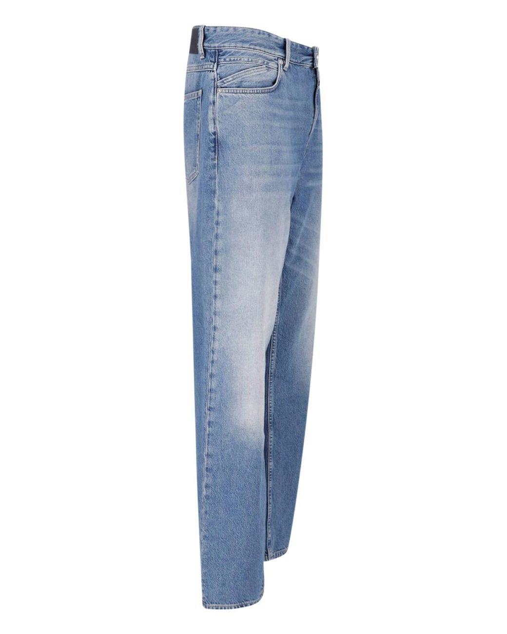 Closed Blue Recycled Cotton Denim Jeans for men