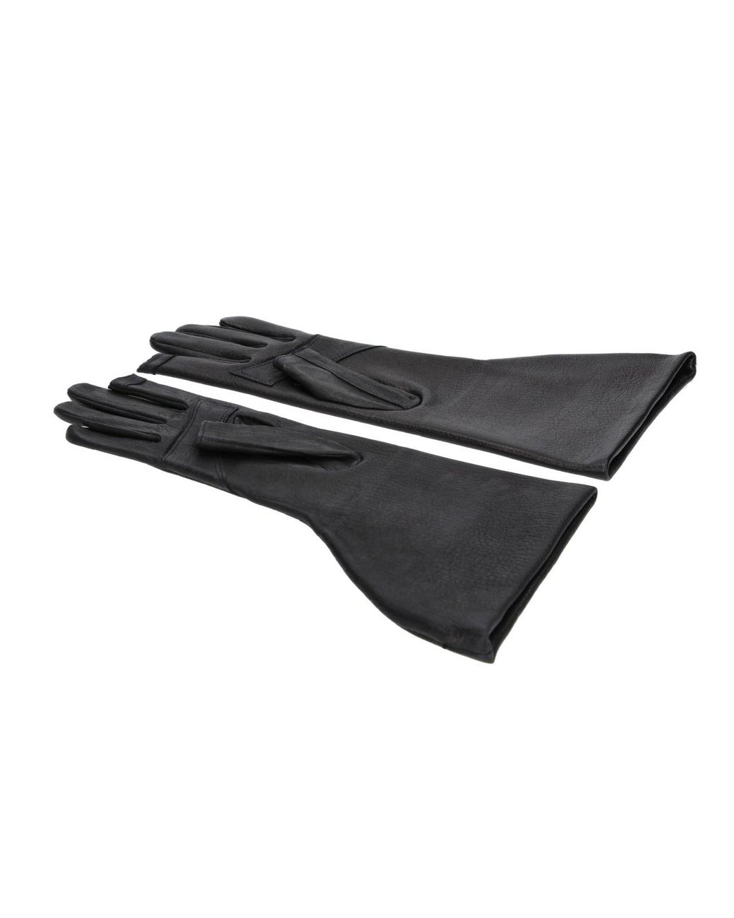 Rick Owens Black Lambskin Gloves