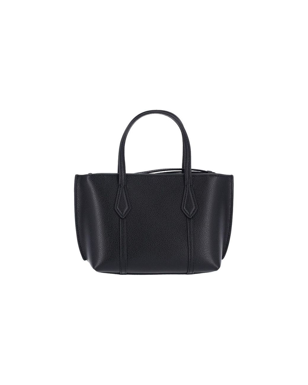Tory Burch Black Mini Tote Bag "Perry"
