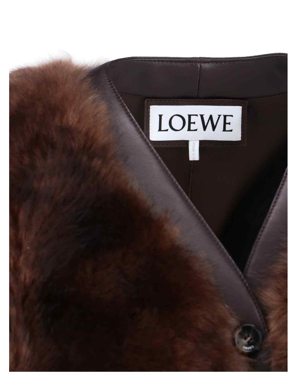Loewe Brown Shearling Jacket