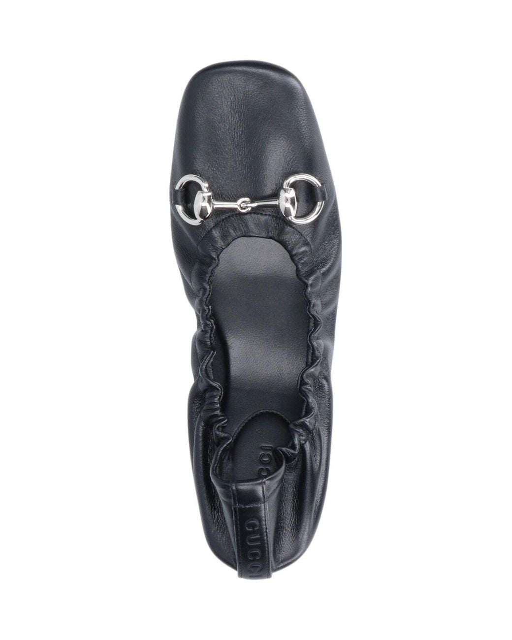 Gucci Black Ballet Flats "Prima"