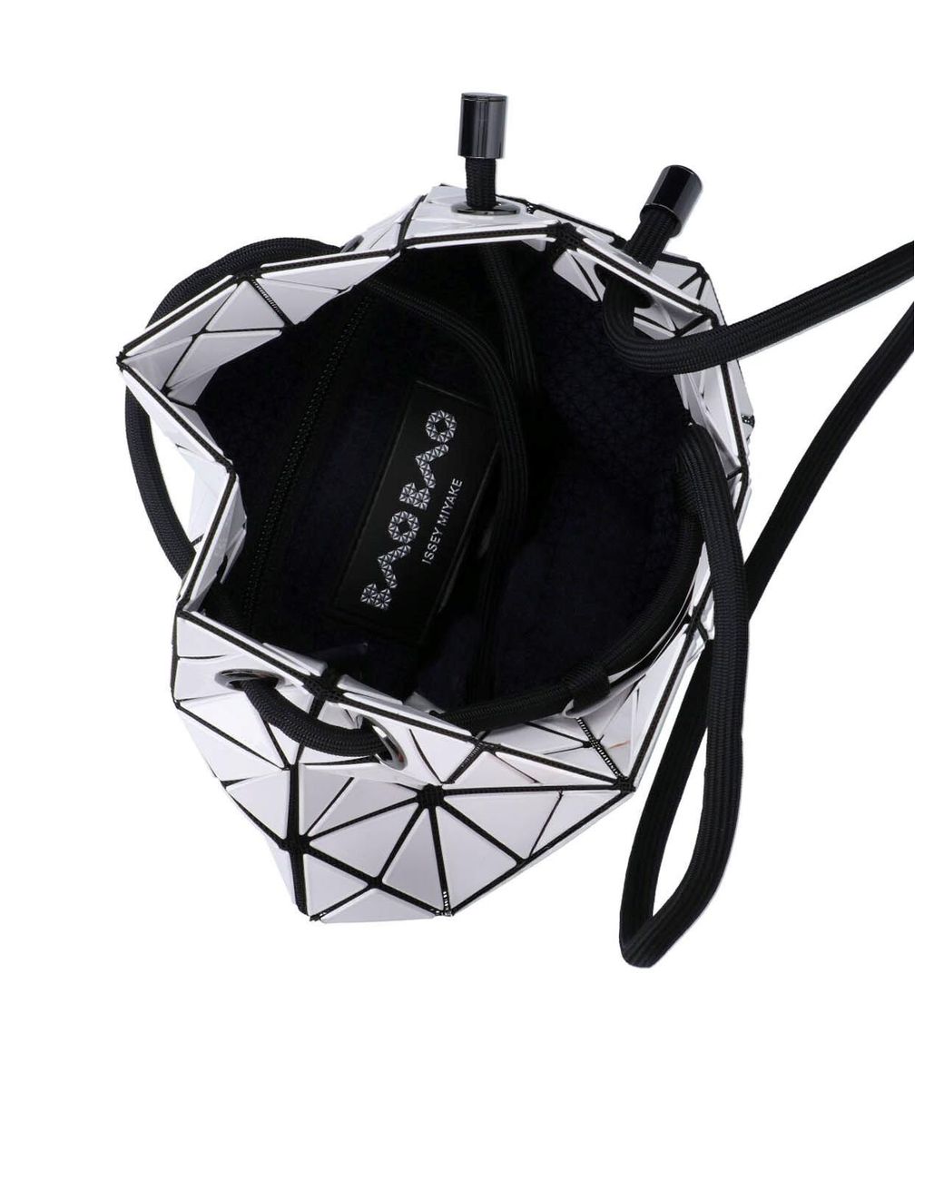 Issey Miyake White Shoulder Bag "Wing"