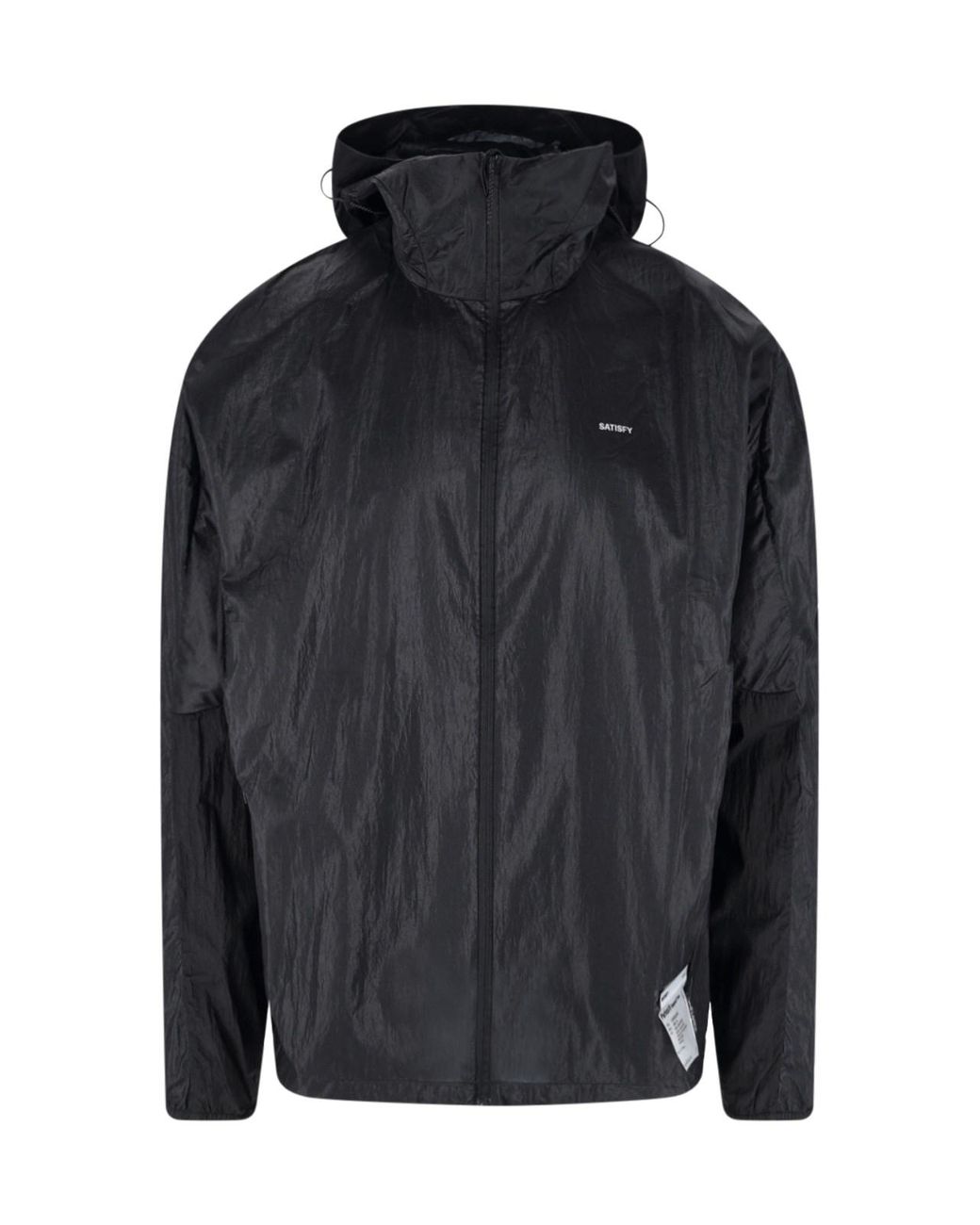 Satisfy Blue Hooded Jacket "Pertex Diamond Fuse" for men