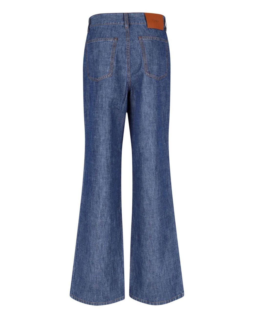 Fendi Blue Flared Jeans
