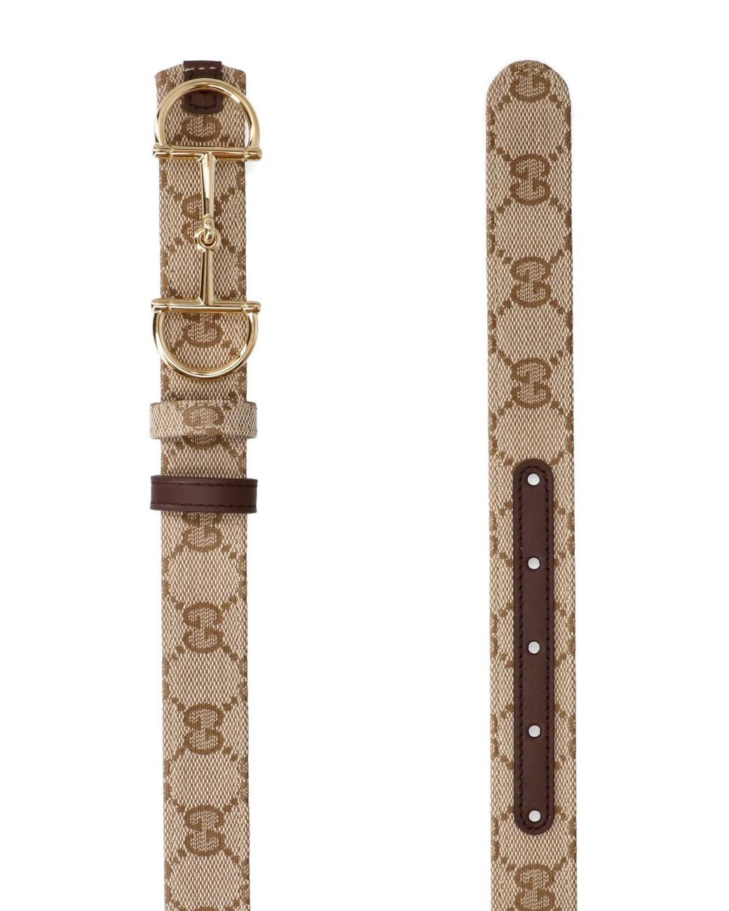 Gucci White Reversible Belt "Morsetto"