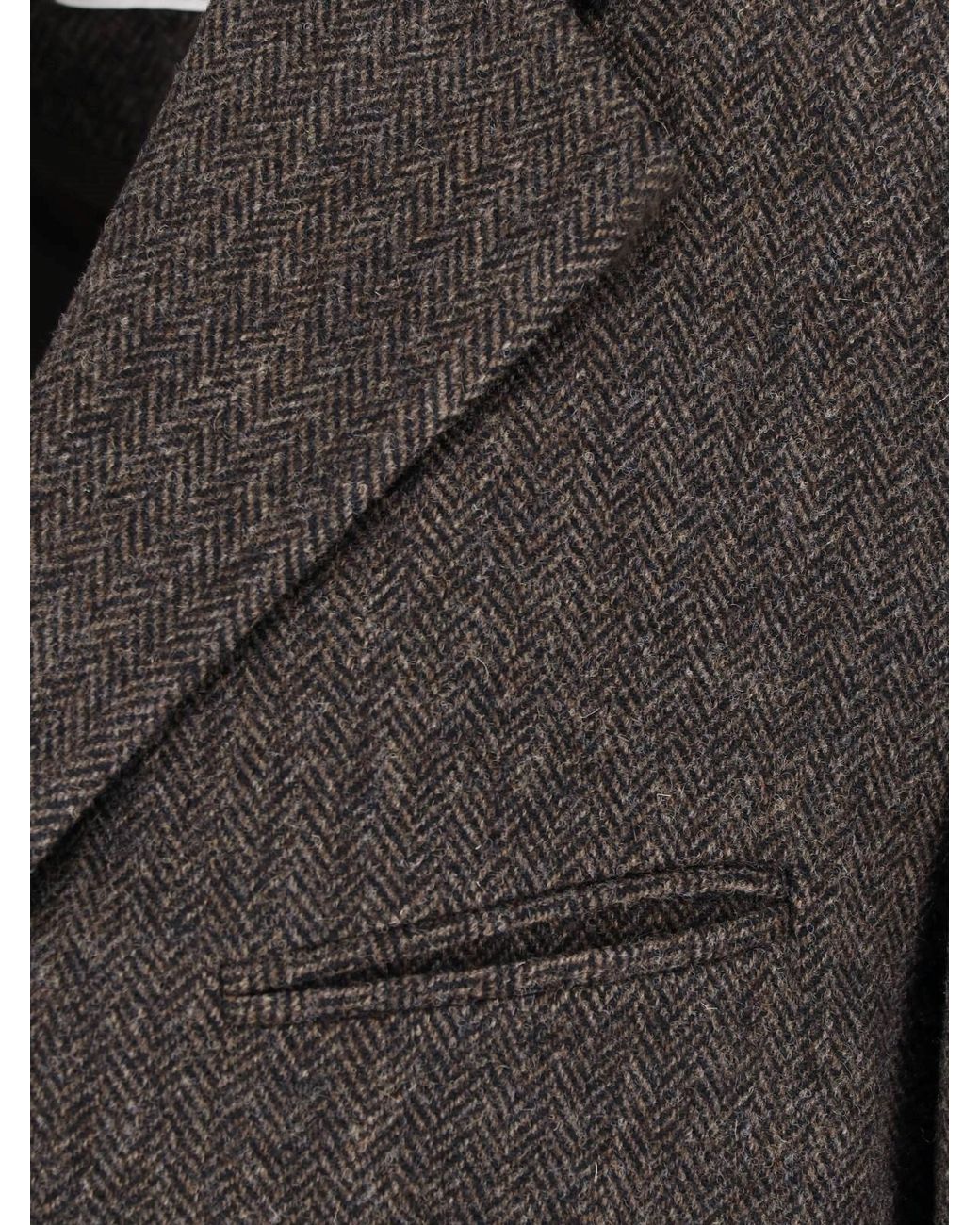 Low Classic Black Single-Breasted Wool Blazer