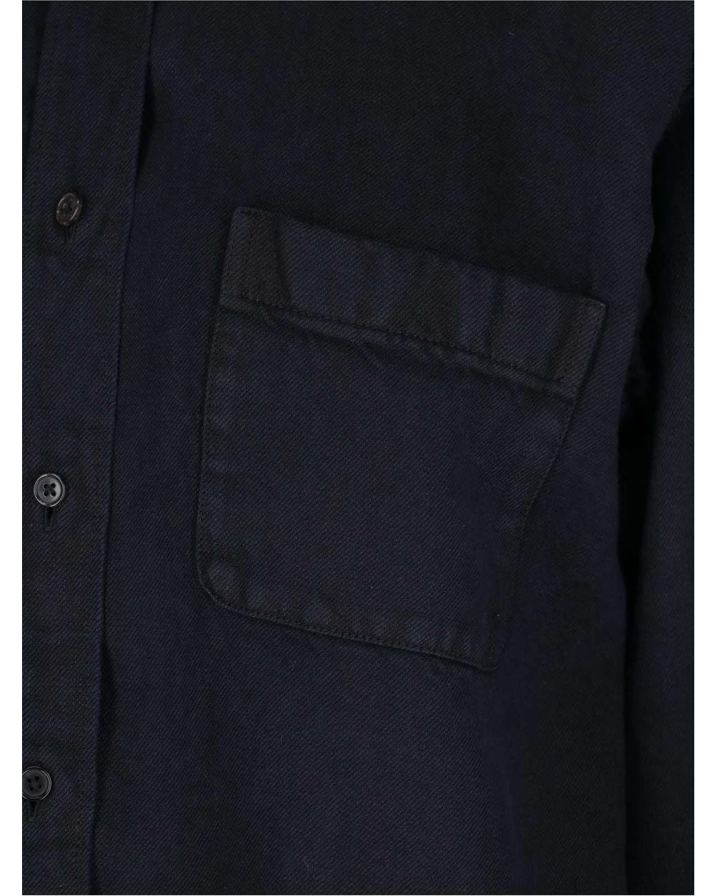 The Row Blue 'Nesson' Linen Denim Shirt