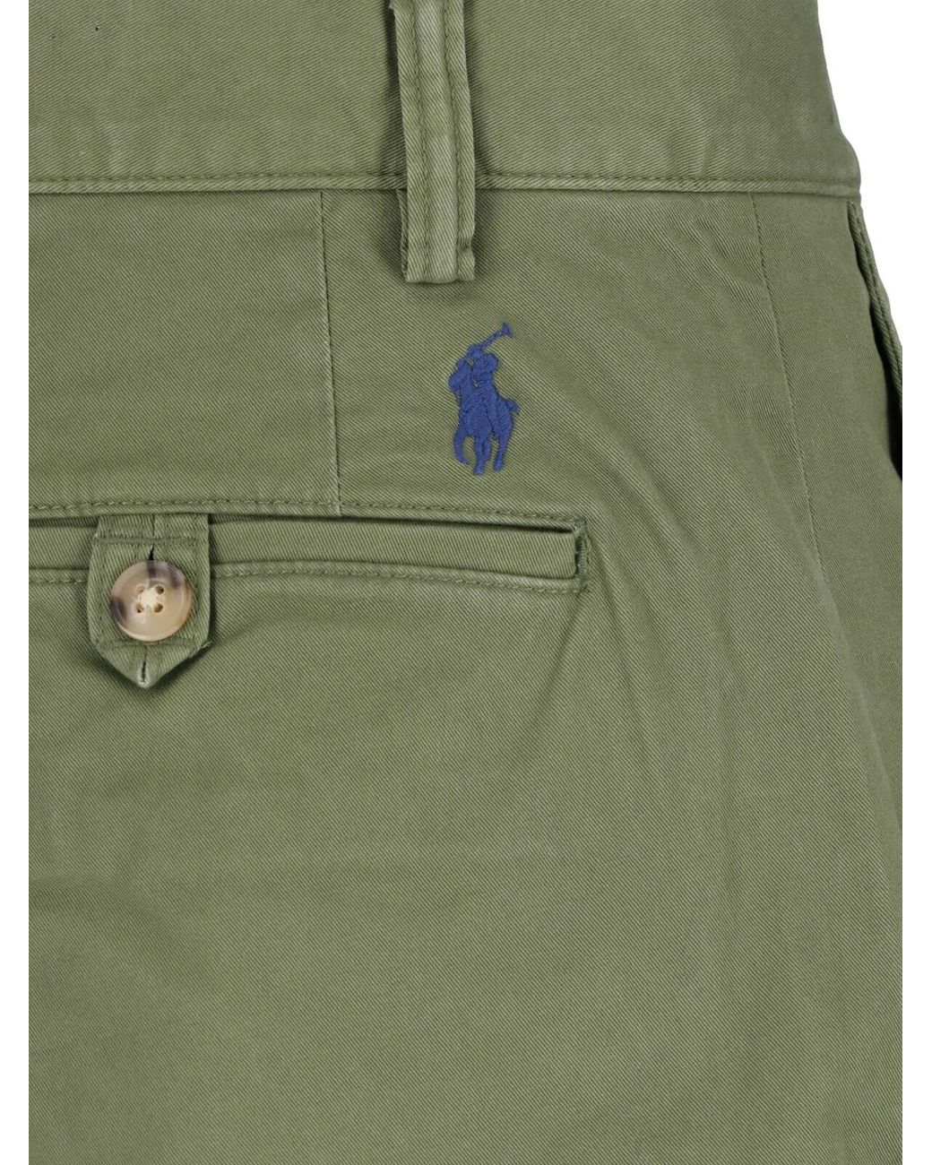 Polo Ralph Lauren Green Straight-Leg Chino Pants for men