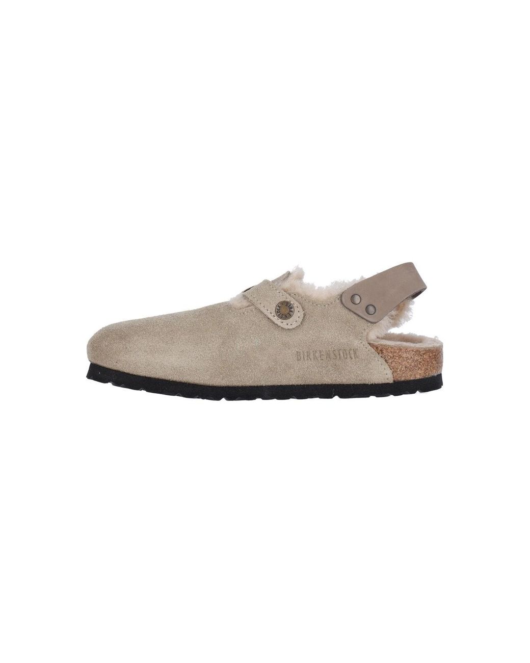 Birkenstock White Sandals Suede Leather