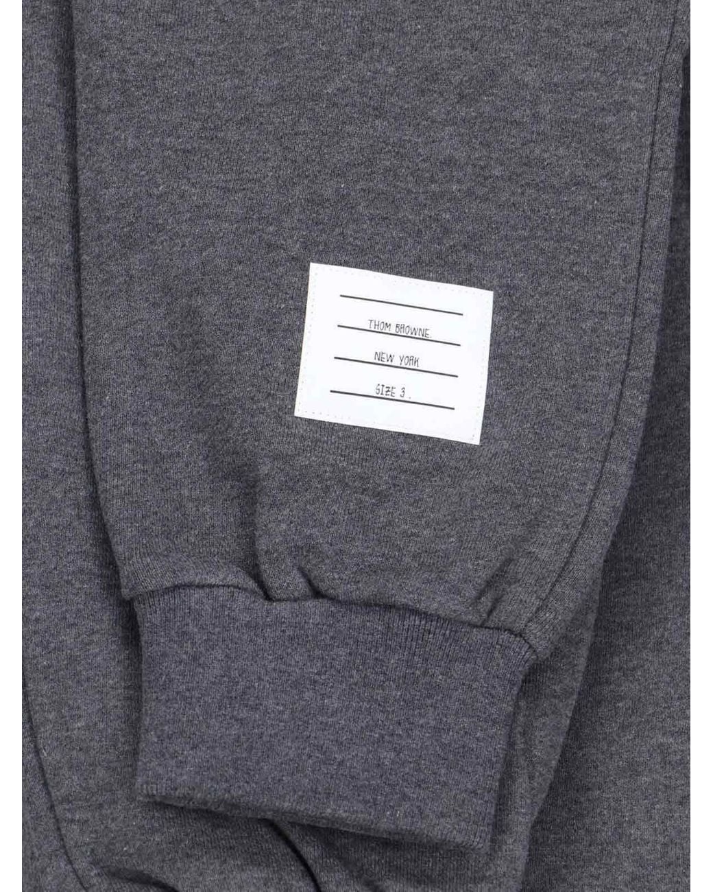 Thom Browne Gray 4-Bar" Track Pants for men