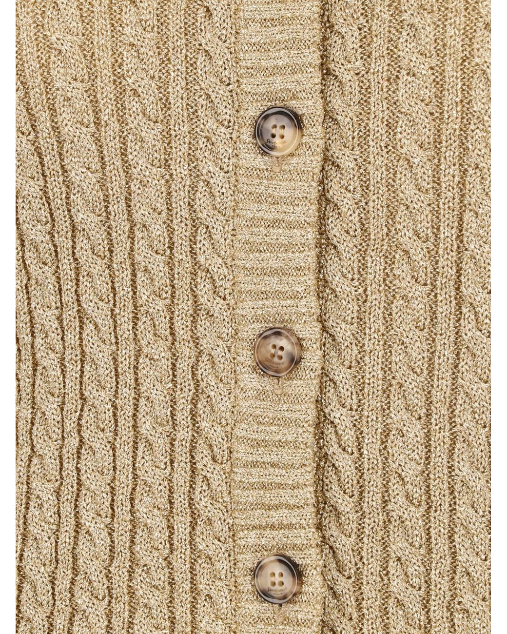 Saint Laurent Natural Cardigan