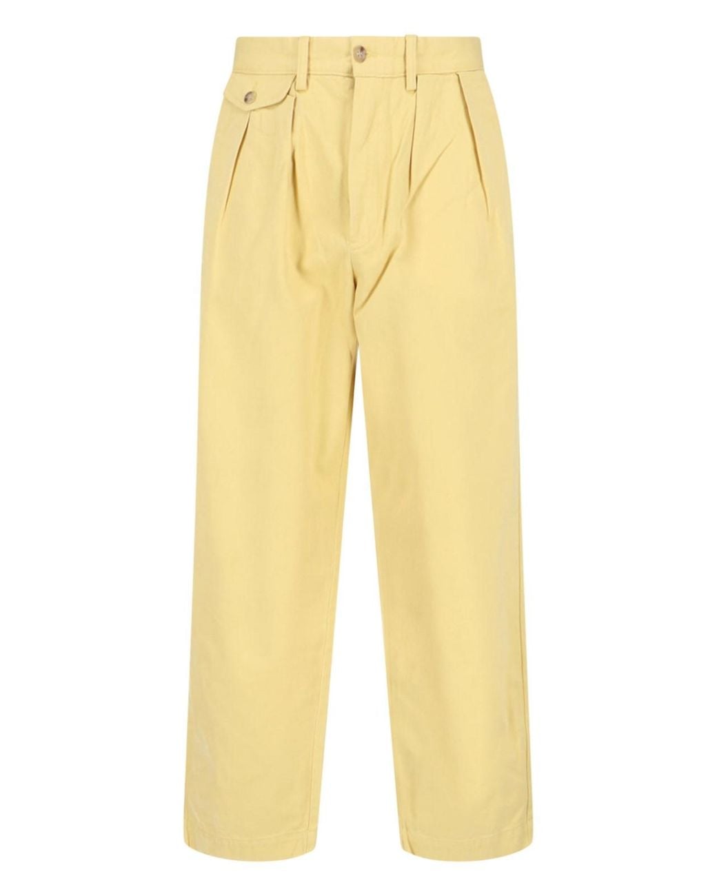 Polo Ralph Lauren Yellow Trousers Cotton for men