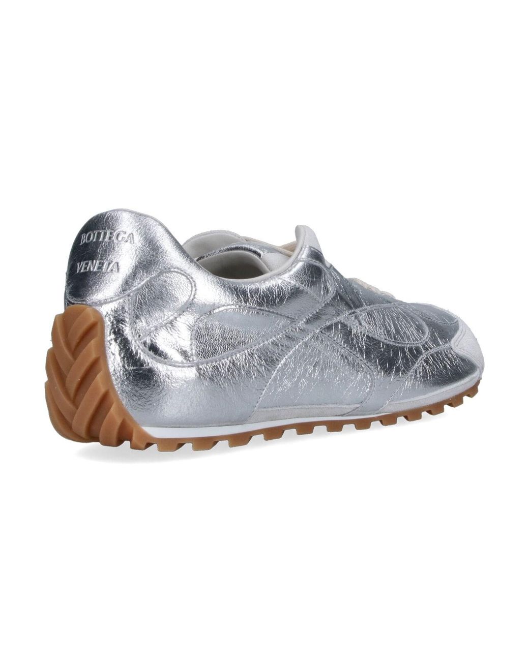 Bottega Veneta Metallic Sneakers "Orbit Flash" for men