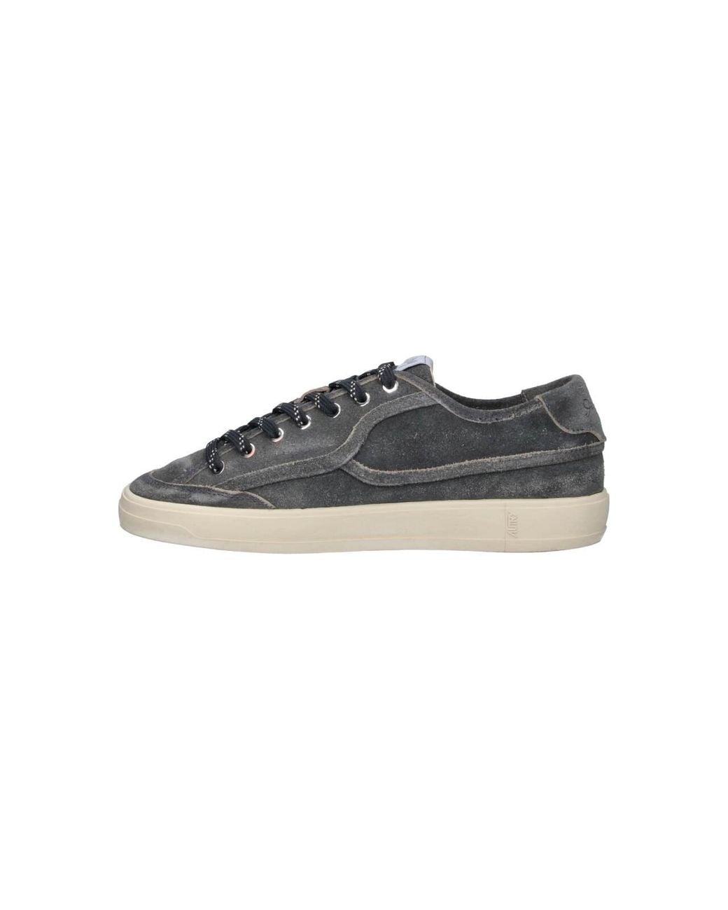 Autry Gray Suede Low-Top Sneakers for men