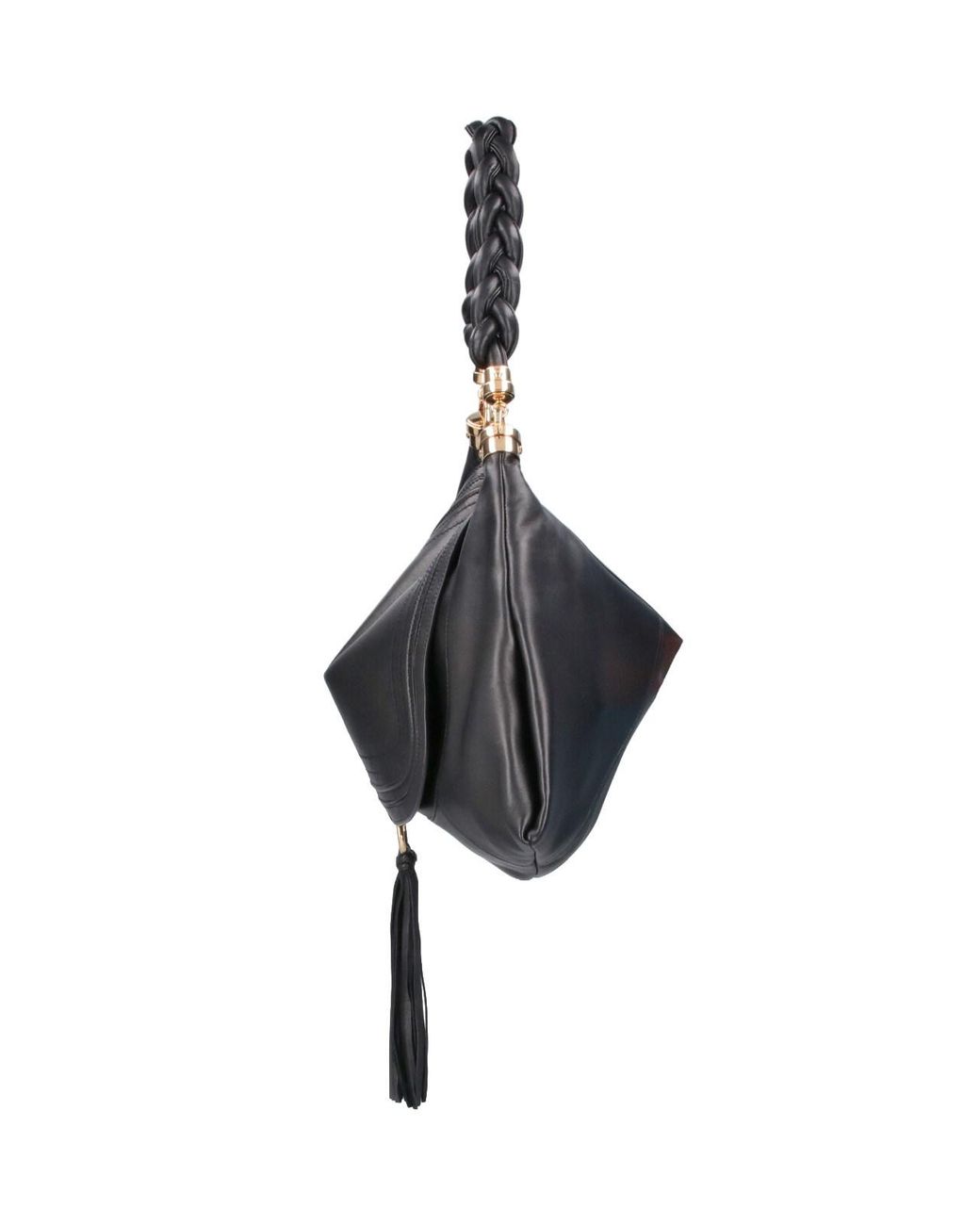 Chloé Black Shoulder Bag “Marcie Foulard”