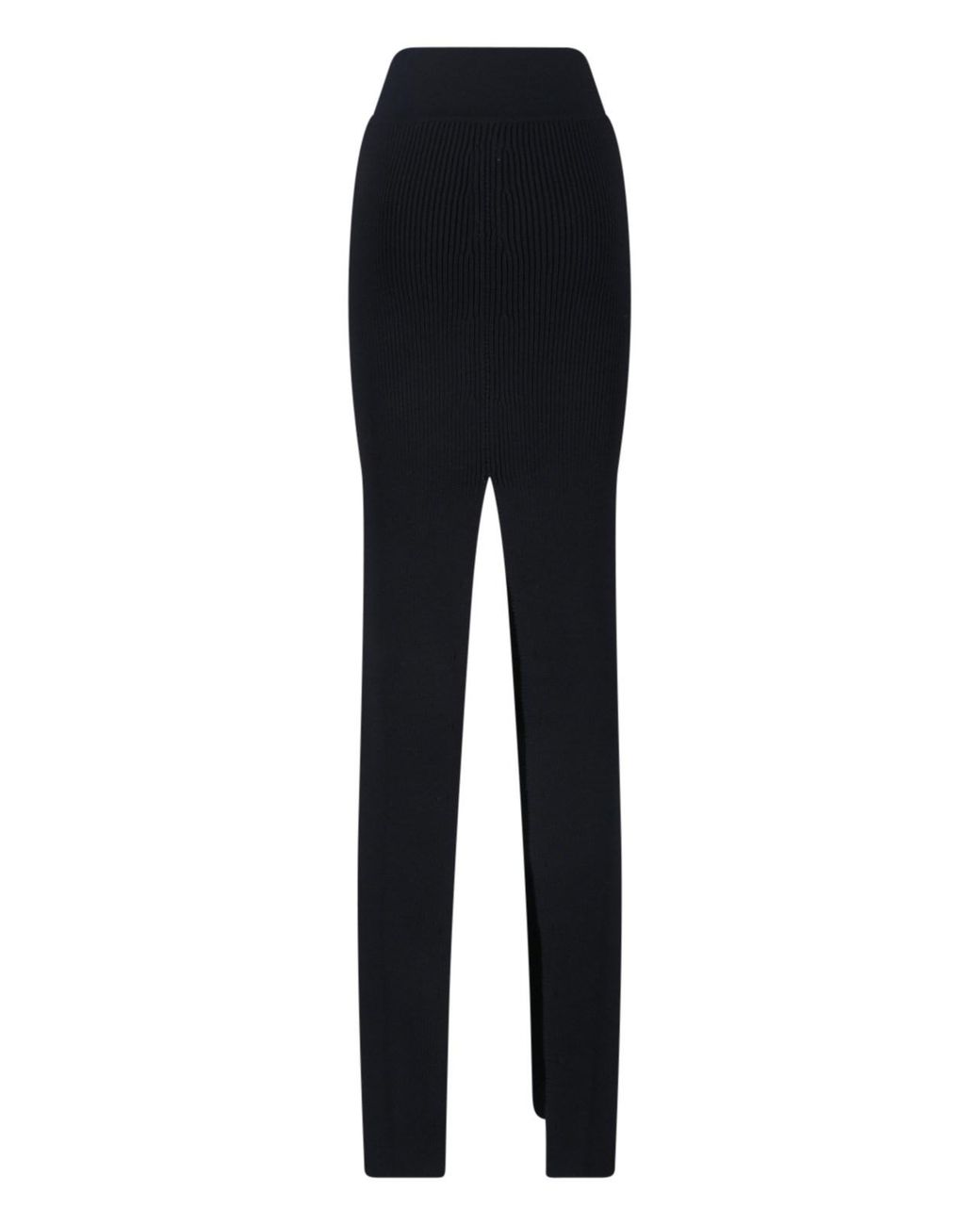 Rick Owens Black Wool Skirt