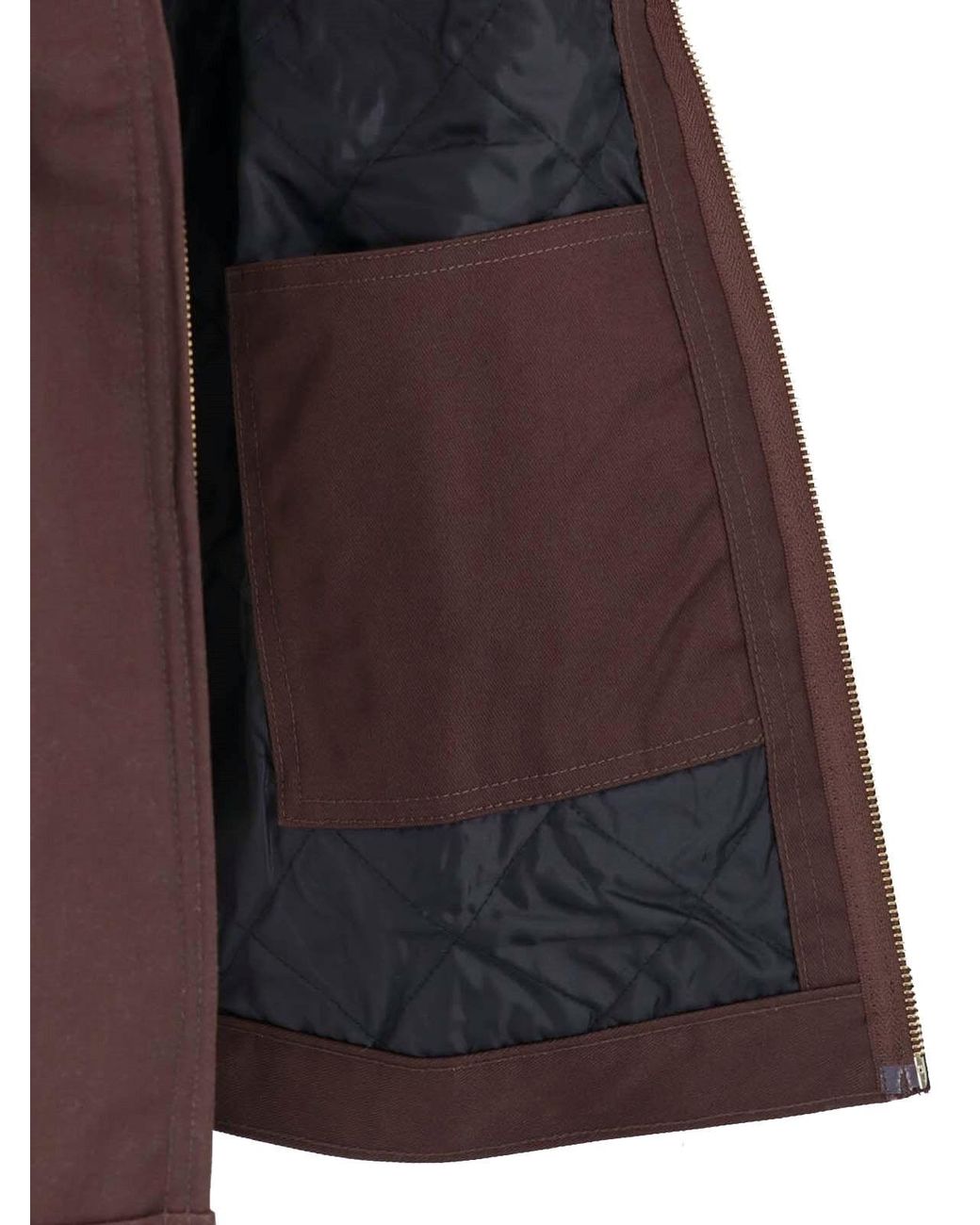 Dickies Brown Zip Front Work Jacket for men