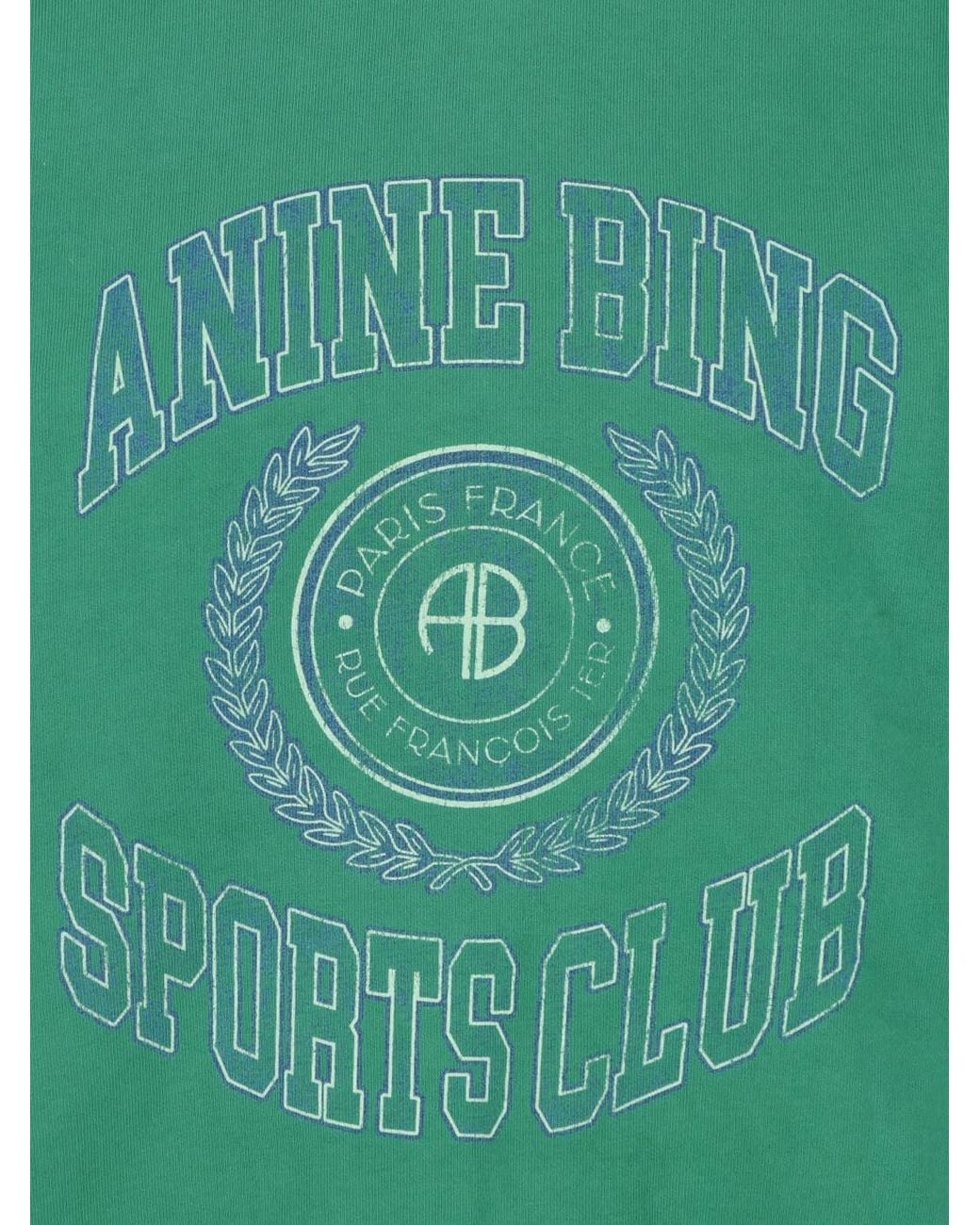 Anine Bing Green Hoodie "Harvey"