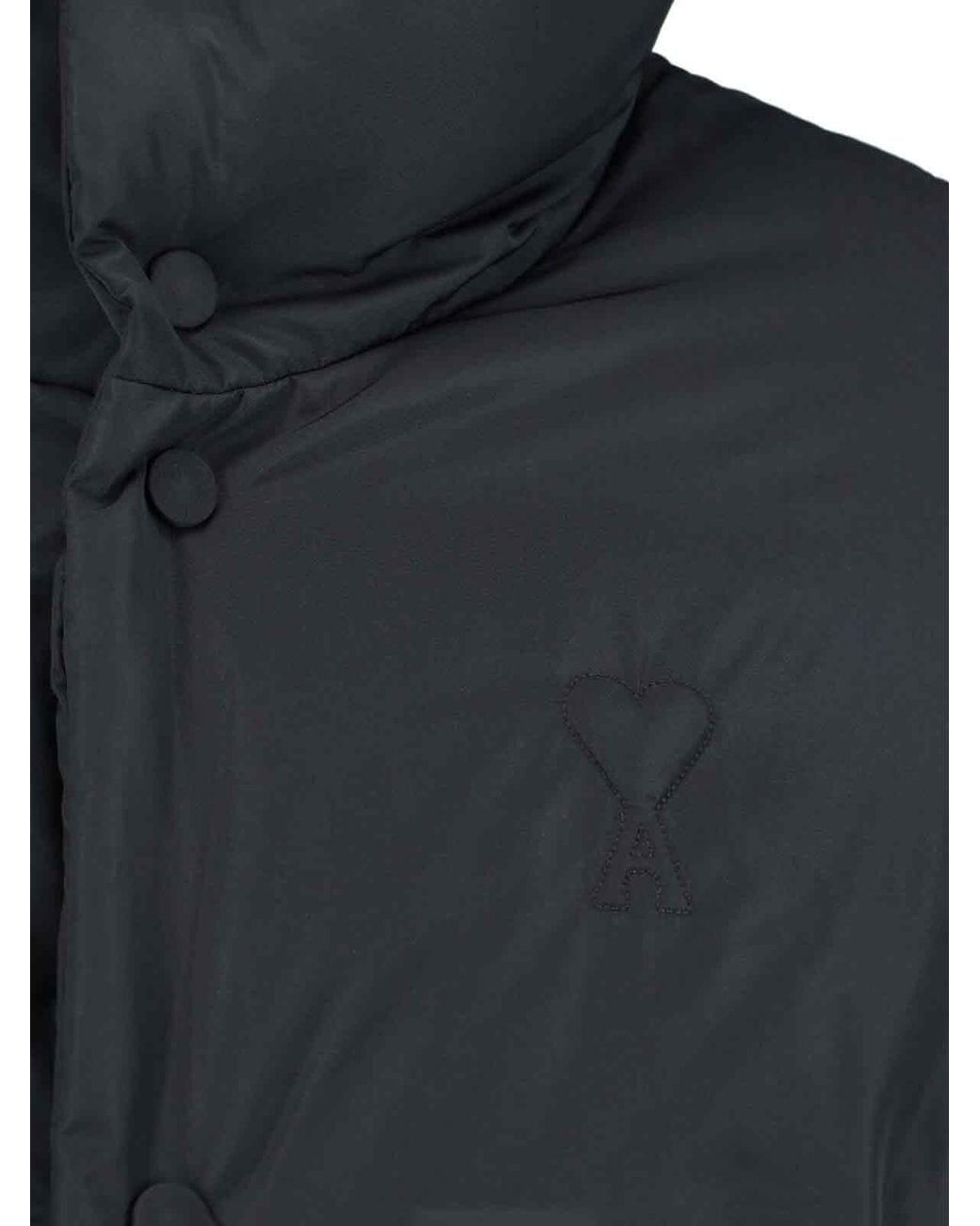 AMI Blue Sleek Jacket With Structured Silhouette for men