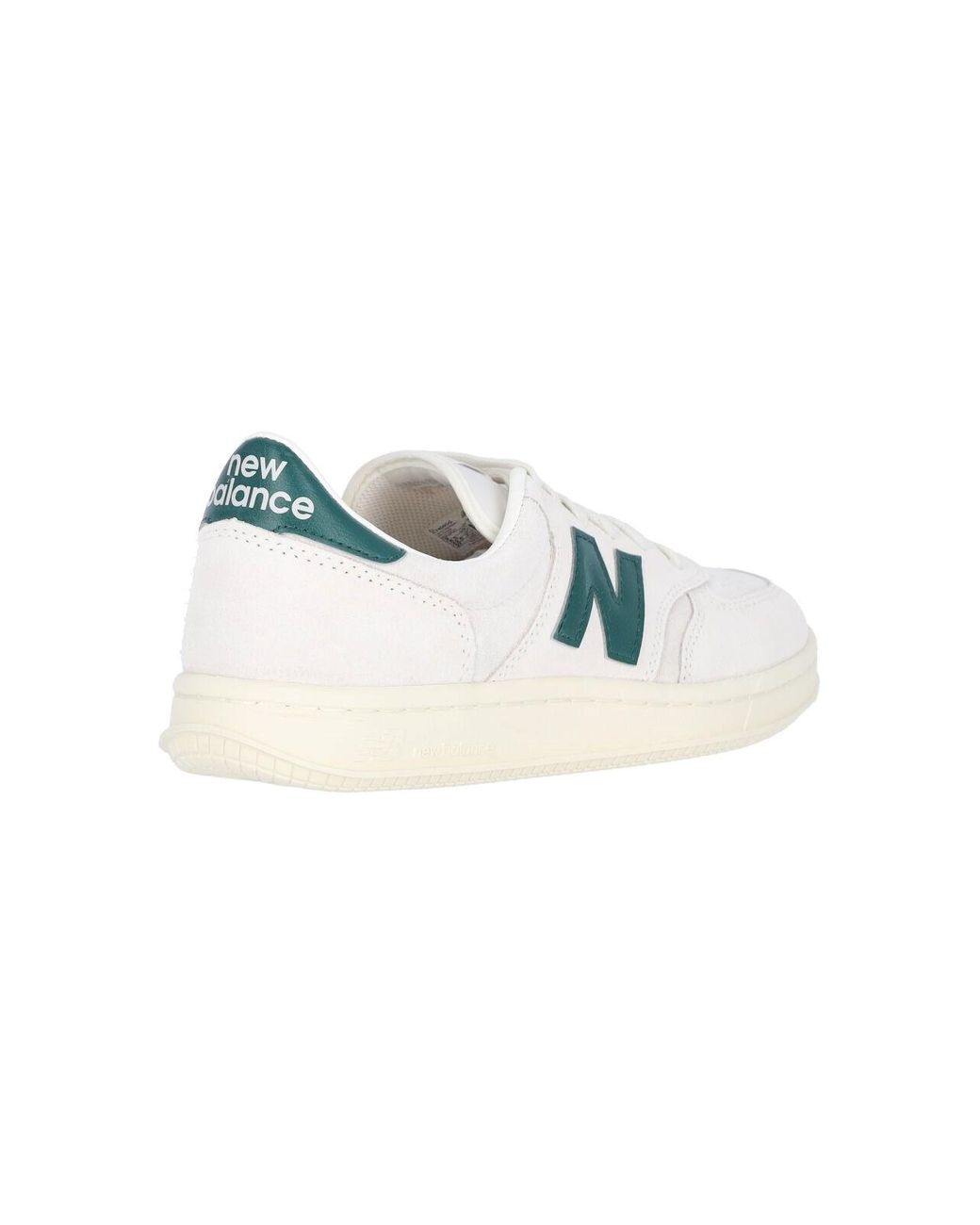 New Balance White Court-Style Low-Top Sneaker