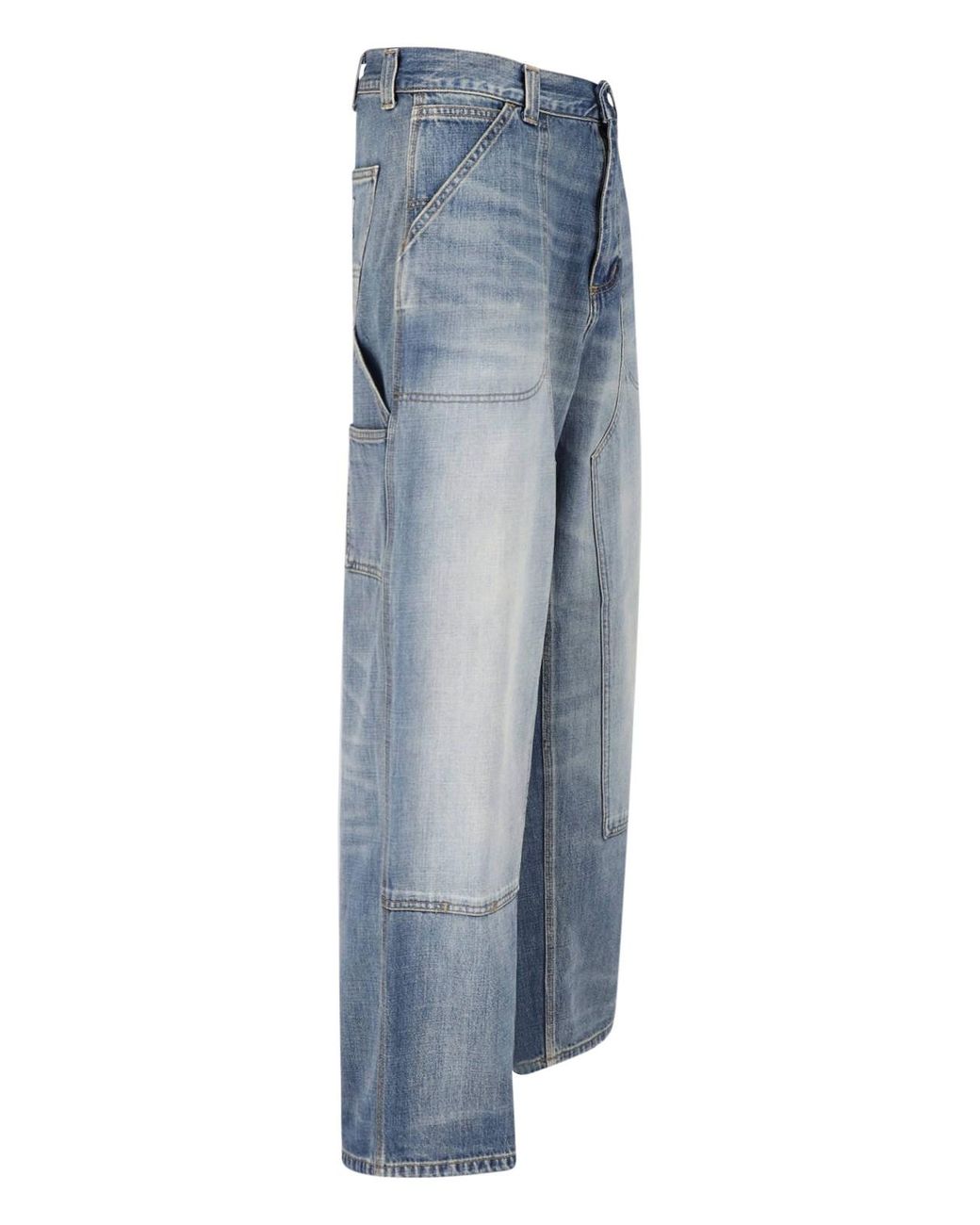 Carhartt Blue Pants "Brandon Double Knee" for men