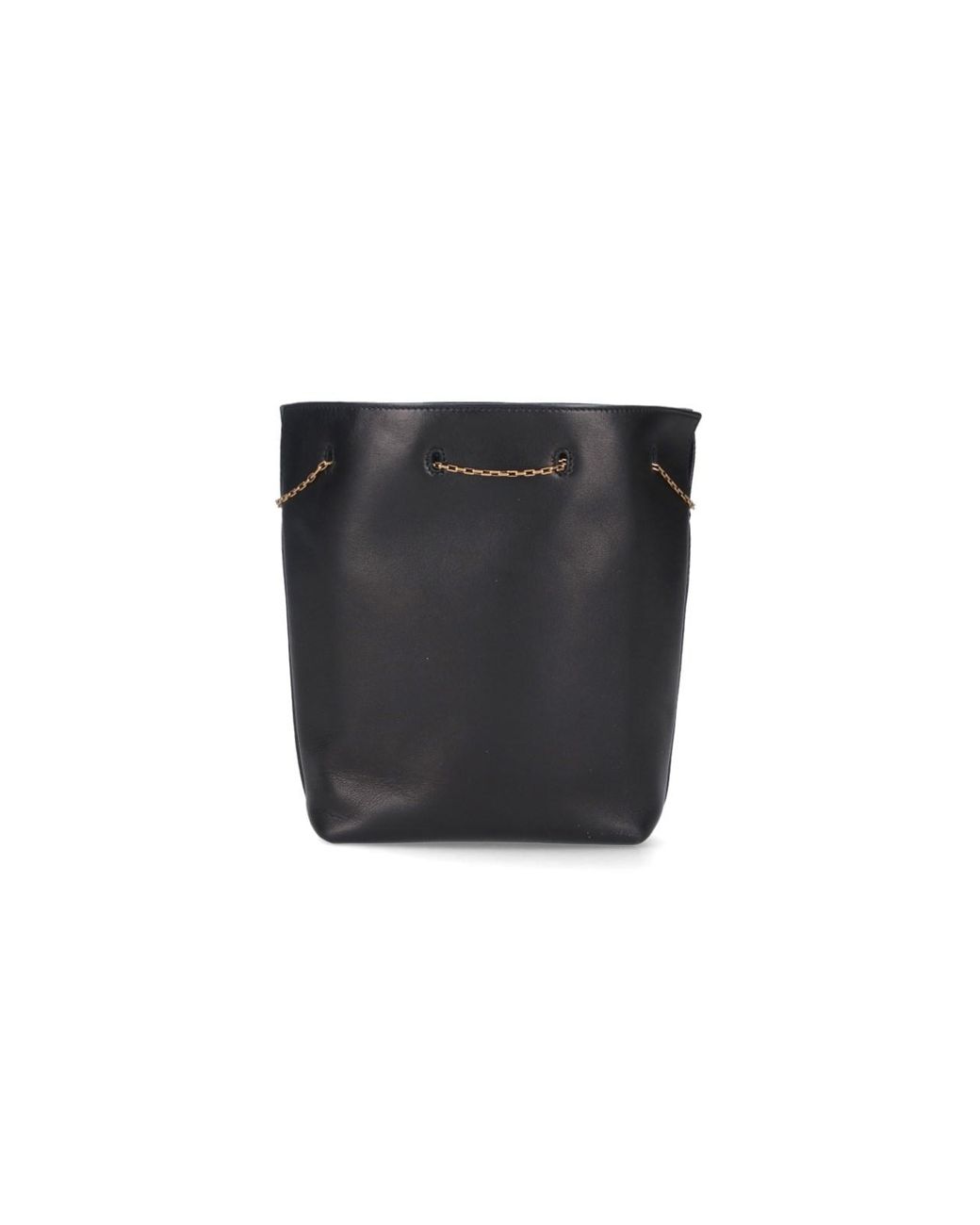 Saint Laurent 'pochon' Shoulder Bag in Black | Lyst