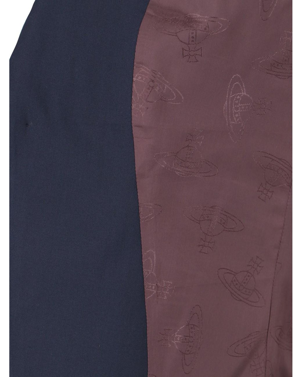 Vivienne Westwood Blue Virgin 'One Button' Blazer for men