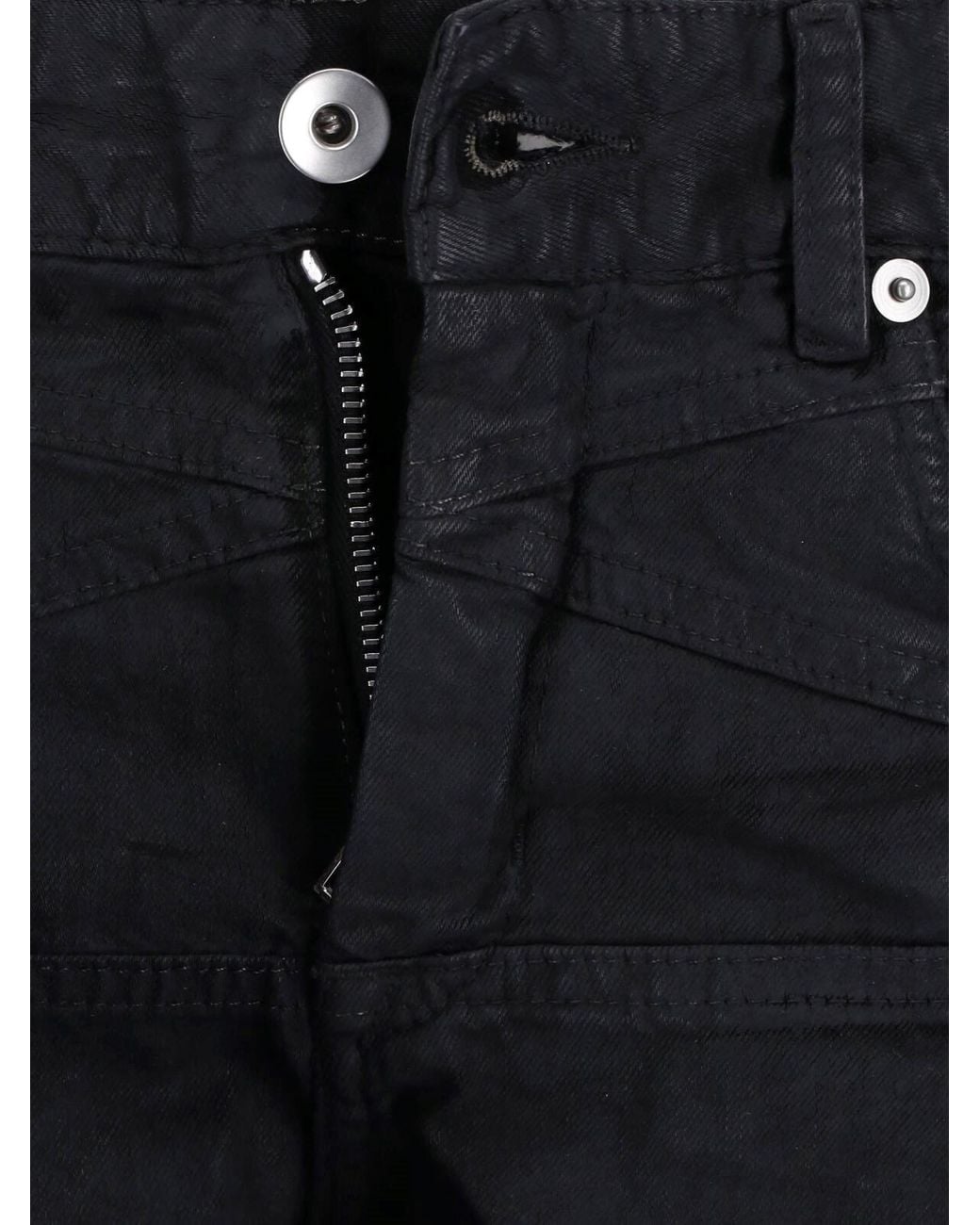 Rick Owens Blue Denim Shorts “Lana Cutoff”