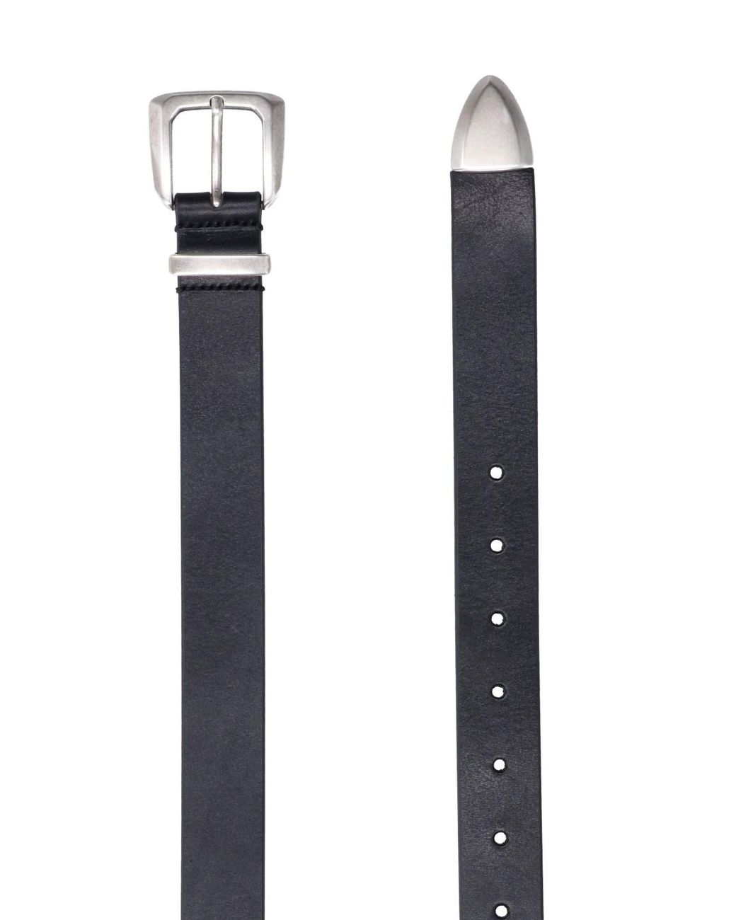 MOLEBO Black Leather Belt
