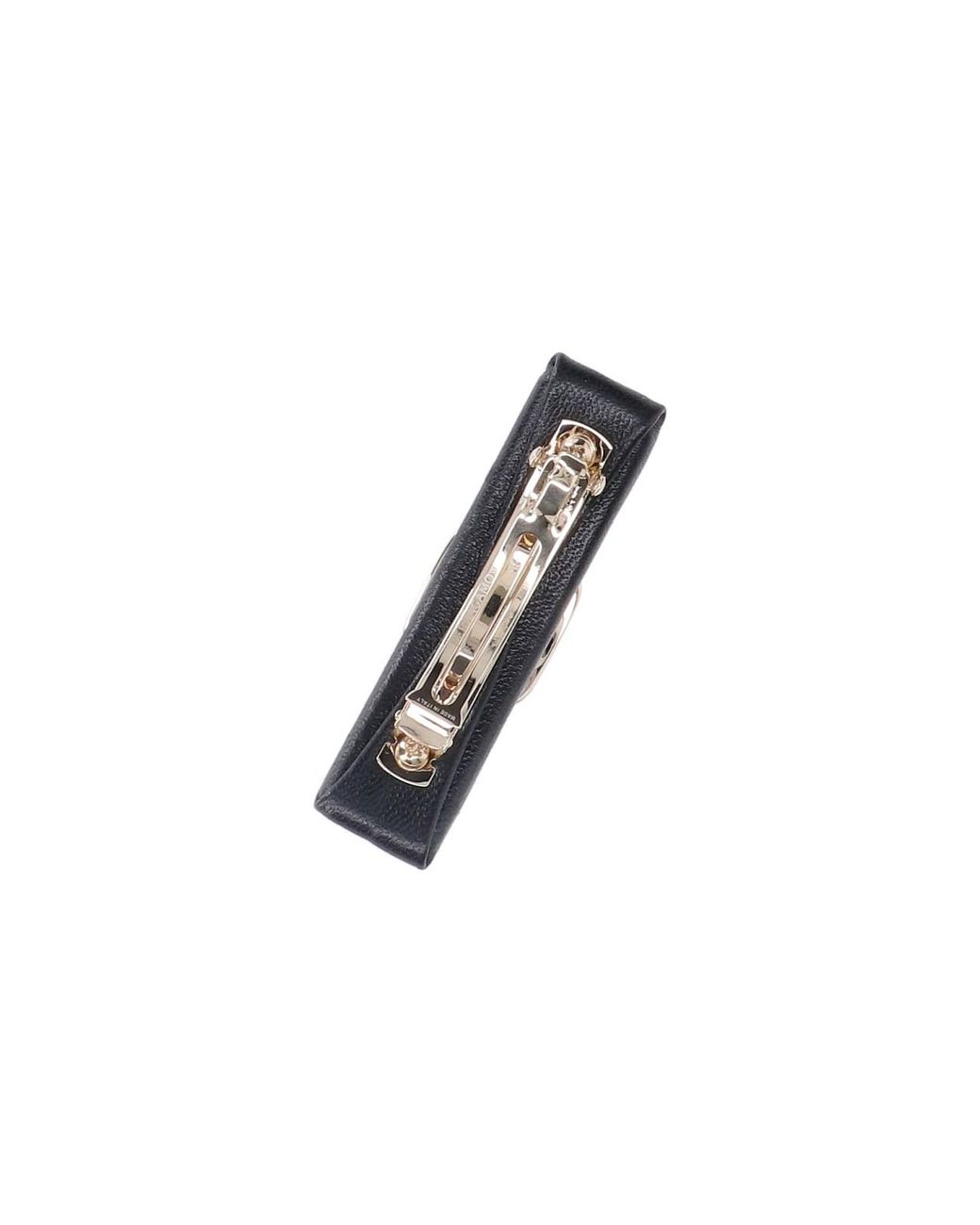 Ferragamo White Bow Clip "Vara"