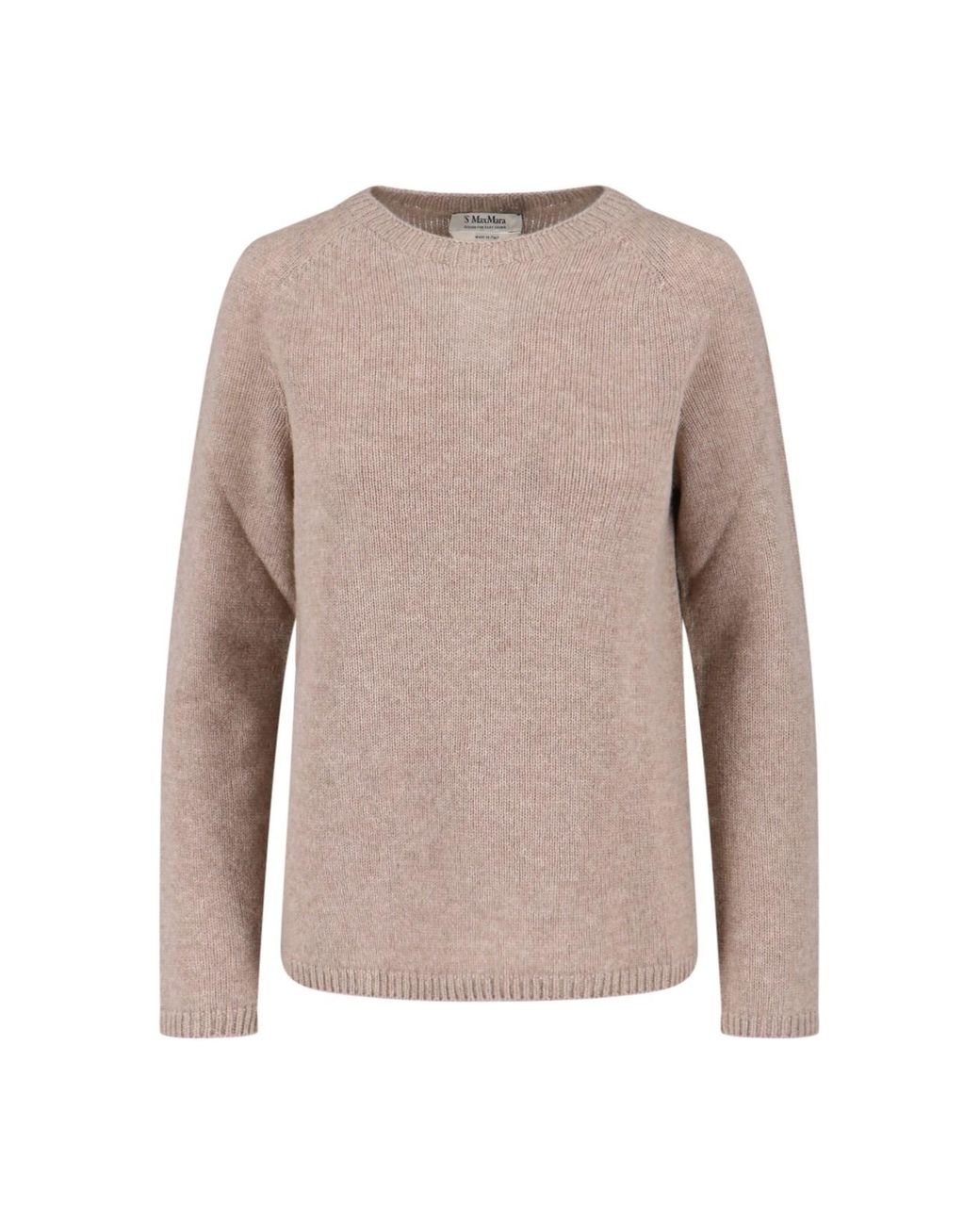 Max Mara Natural Wool And Cashmere Blend Sweater