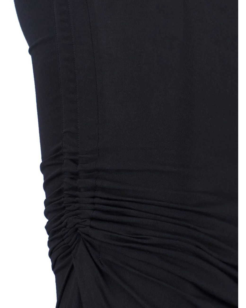 Rick Owens Blue Maxi Skirt "Edfu"