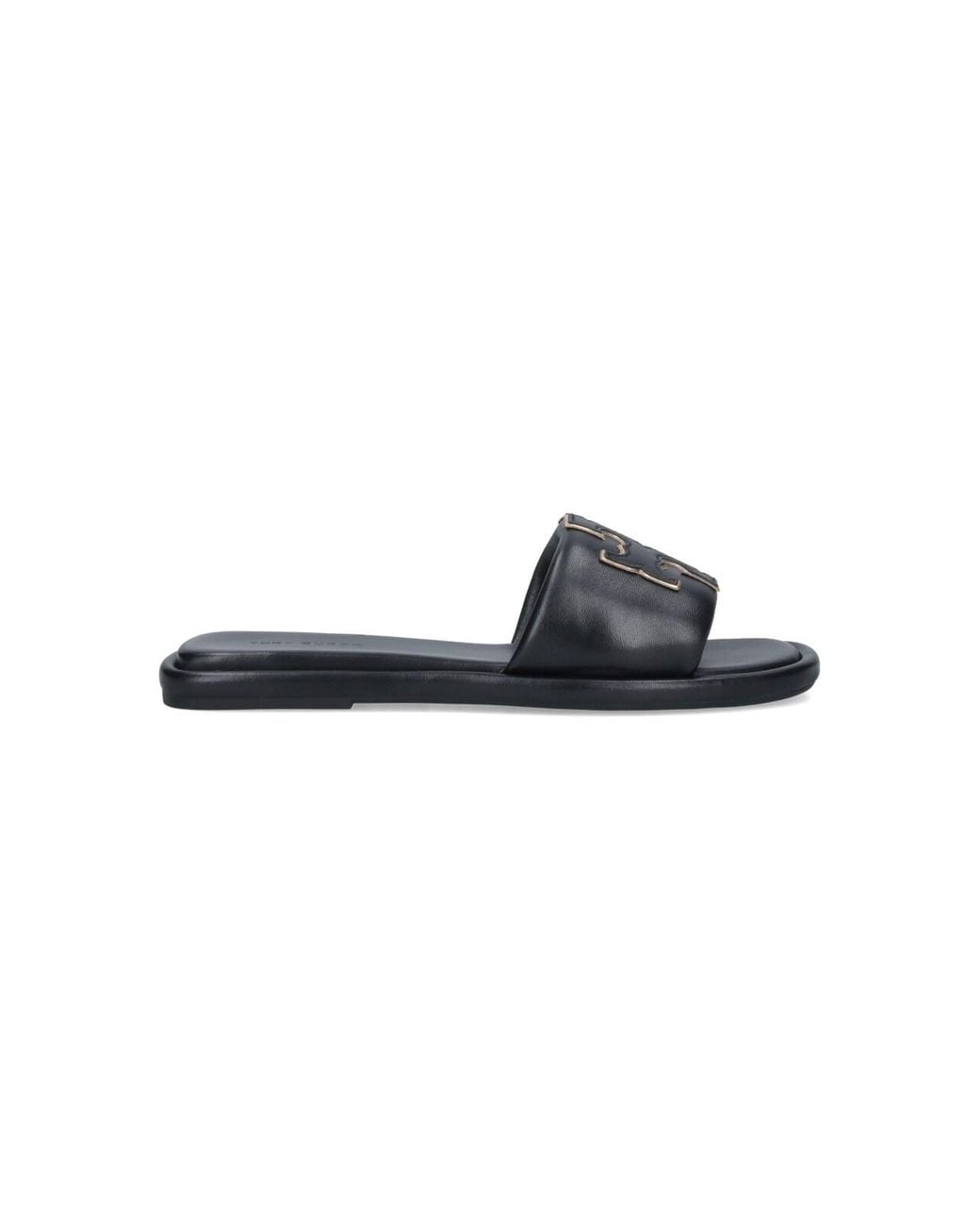 Tory Burch Black Leather Sandals