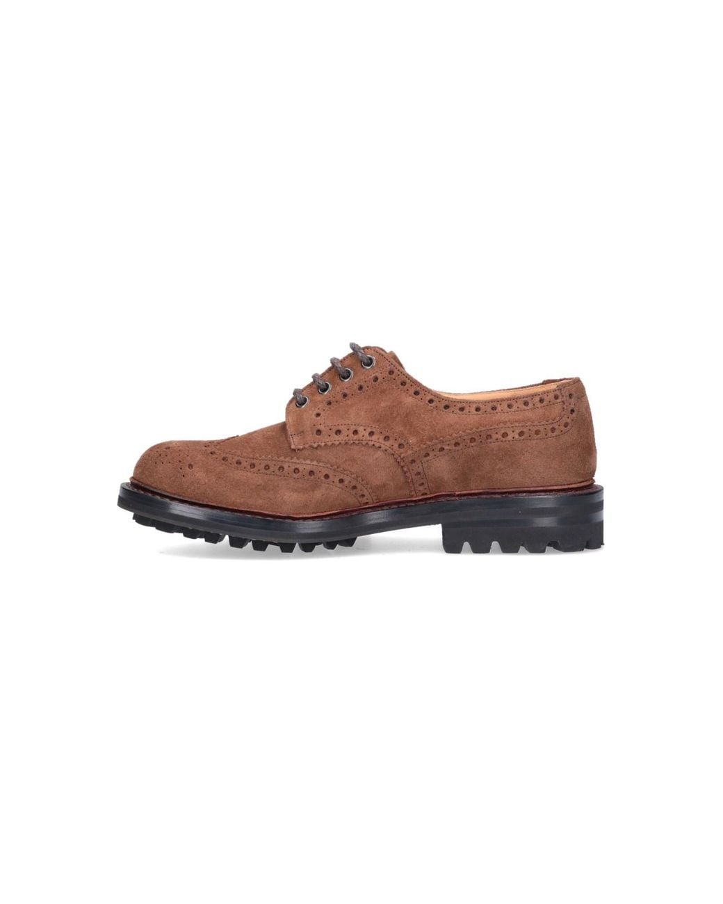 Church's Brown Suede 'Derby' Laced Up for men