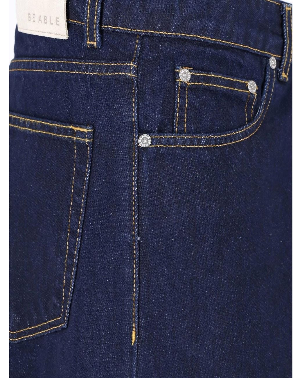 BE ABLE Blue Straight-Leg Jeans “Elliot” for men