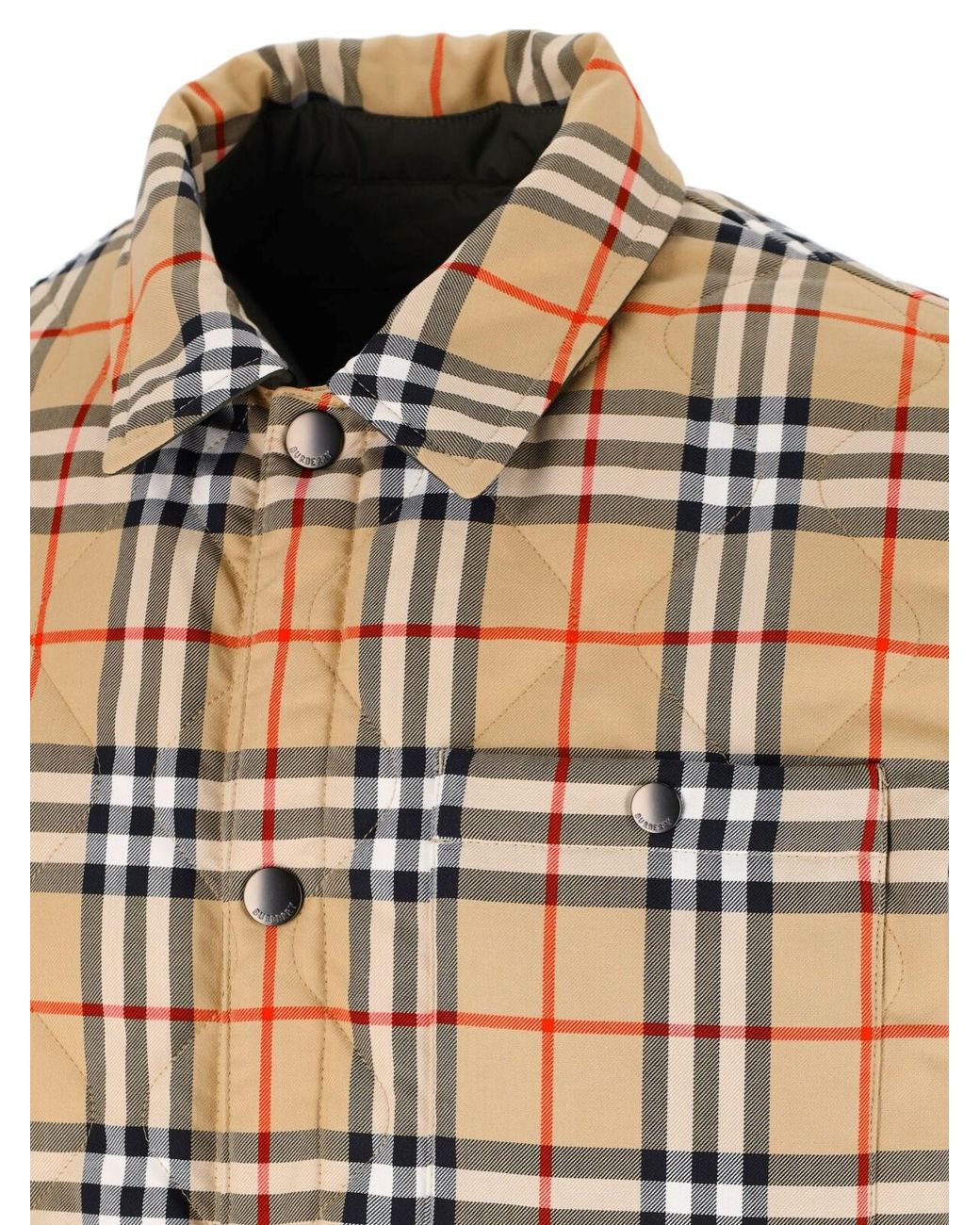 Burberry Black Quilted Reversible Jacket for men