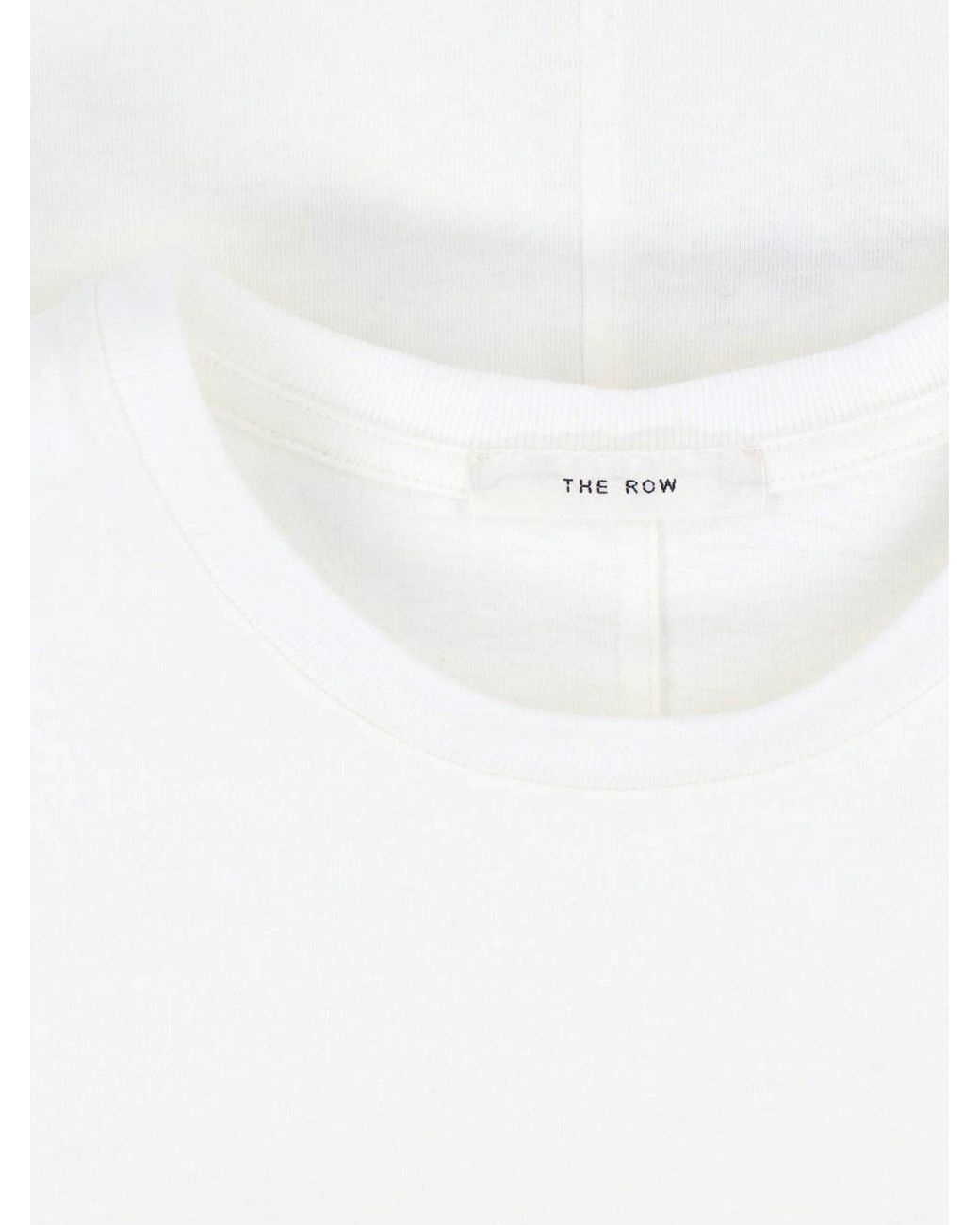 The Row White T-Shirt "Kirk" for men