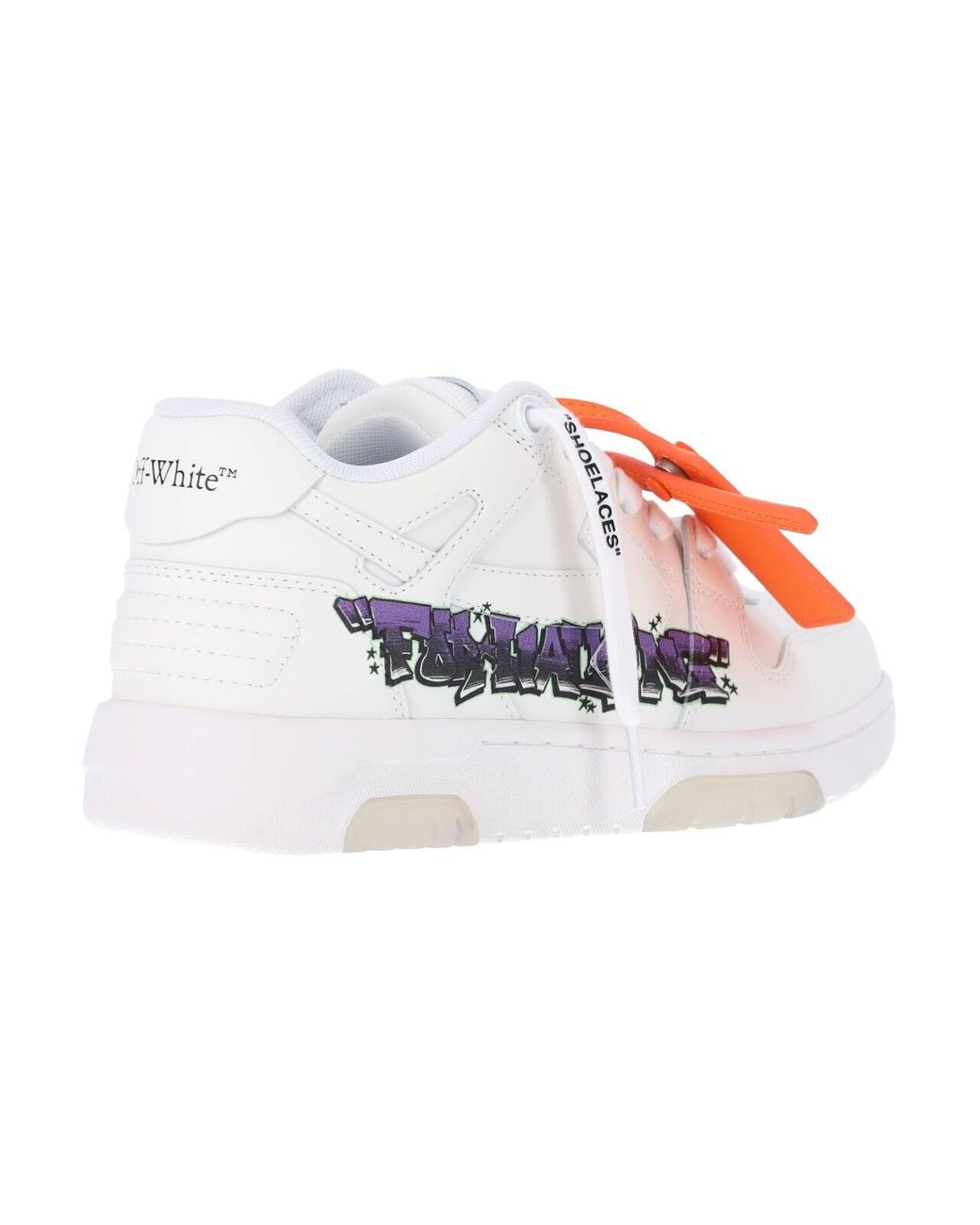 Off-White c/o Virgil Abloh Pink Graphic Low-Top Sneakers