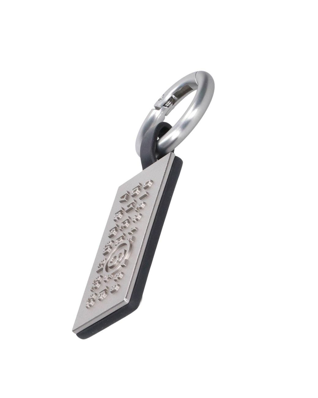 MM6 by Maison Margiela White Key Ring "Numeric"