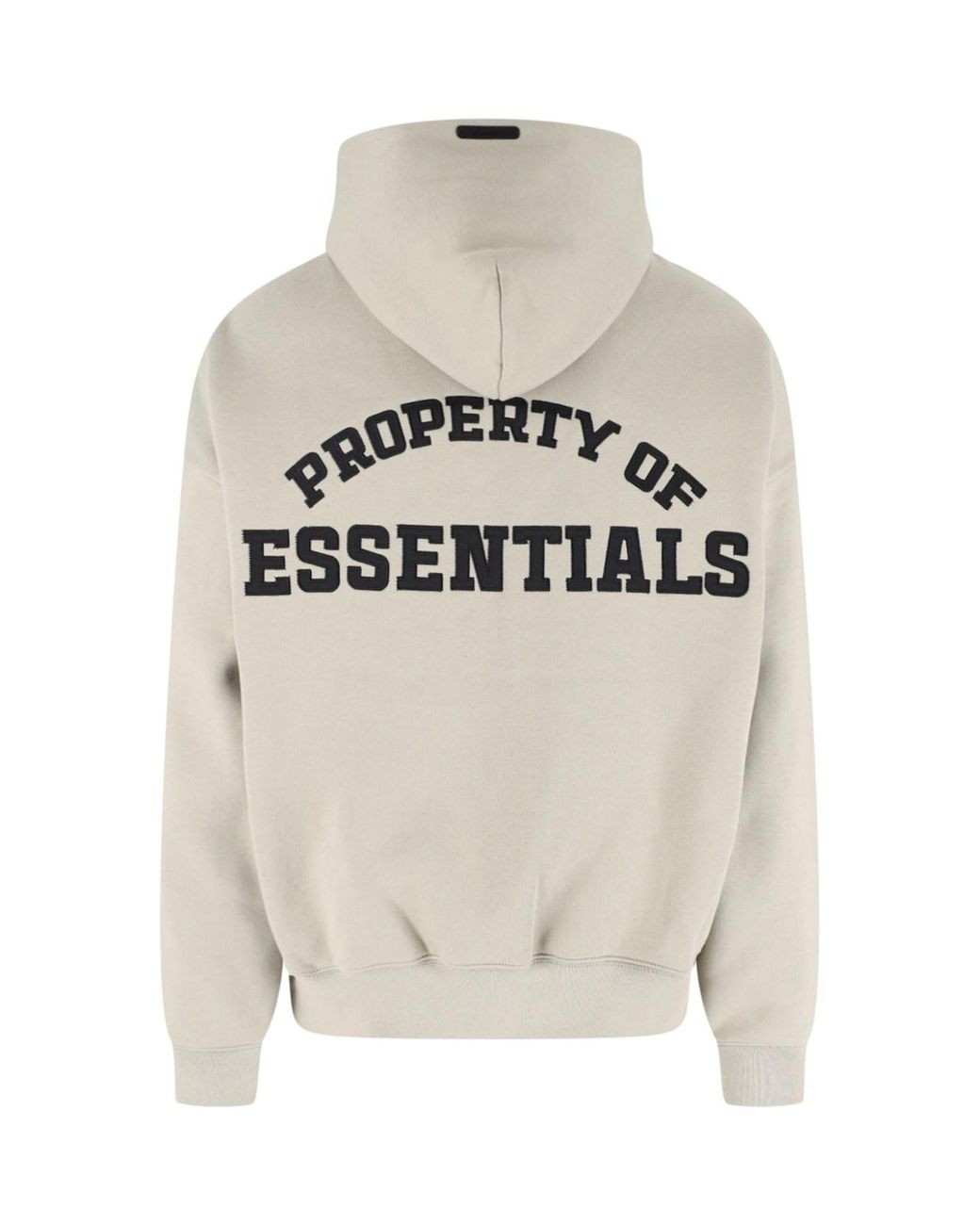 Fear Of God White Half-Zip Property Of Essentials Hoodie for men
