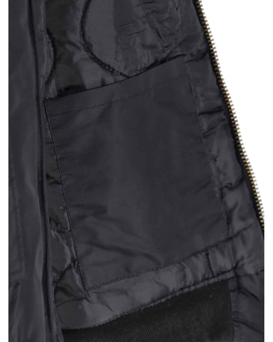 Cultura Black Zip Bomber Jacket for men
