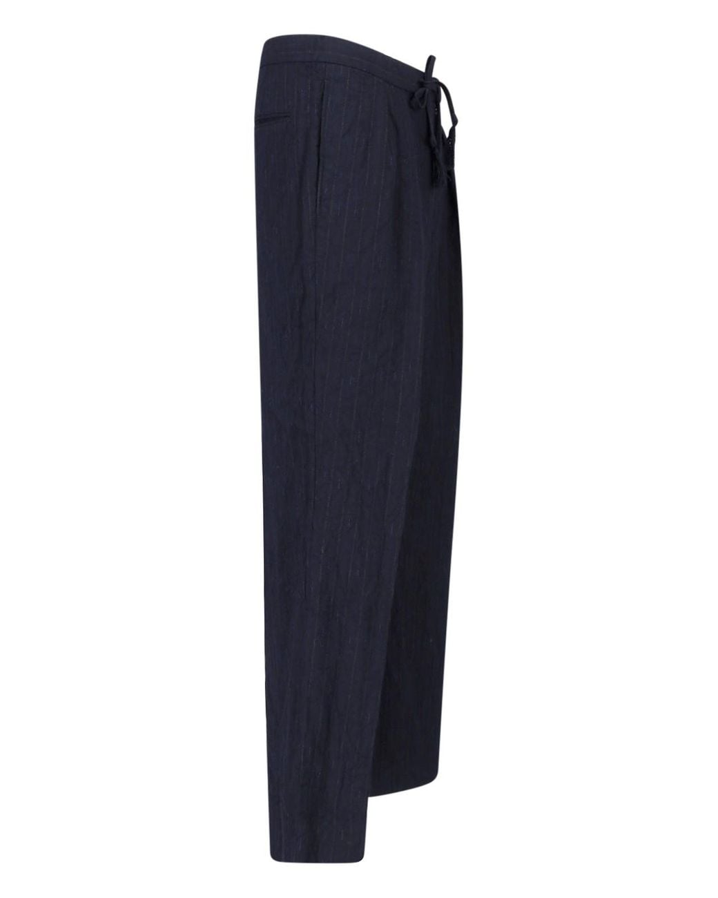 Kaptain Sunshine Blue Tailored Wool Trousers for men