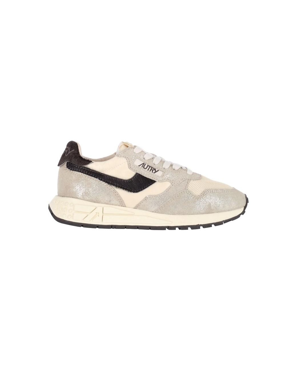 Autry White Leather Reelwind Low Sneakers